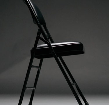 Single black chair